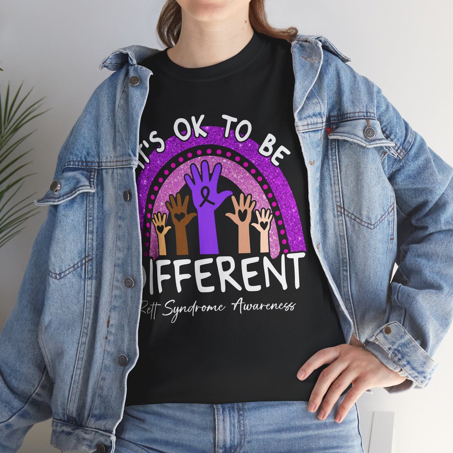 It's Ok To Be Different Rett Syndrome Awareness T-Shirt