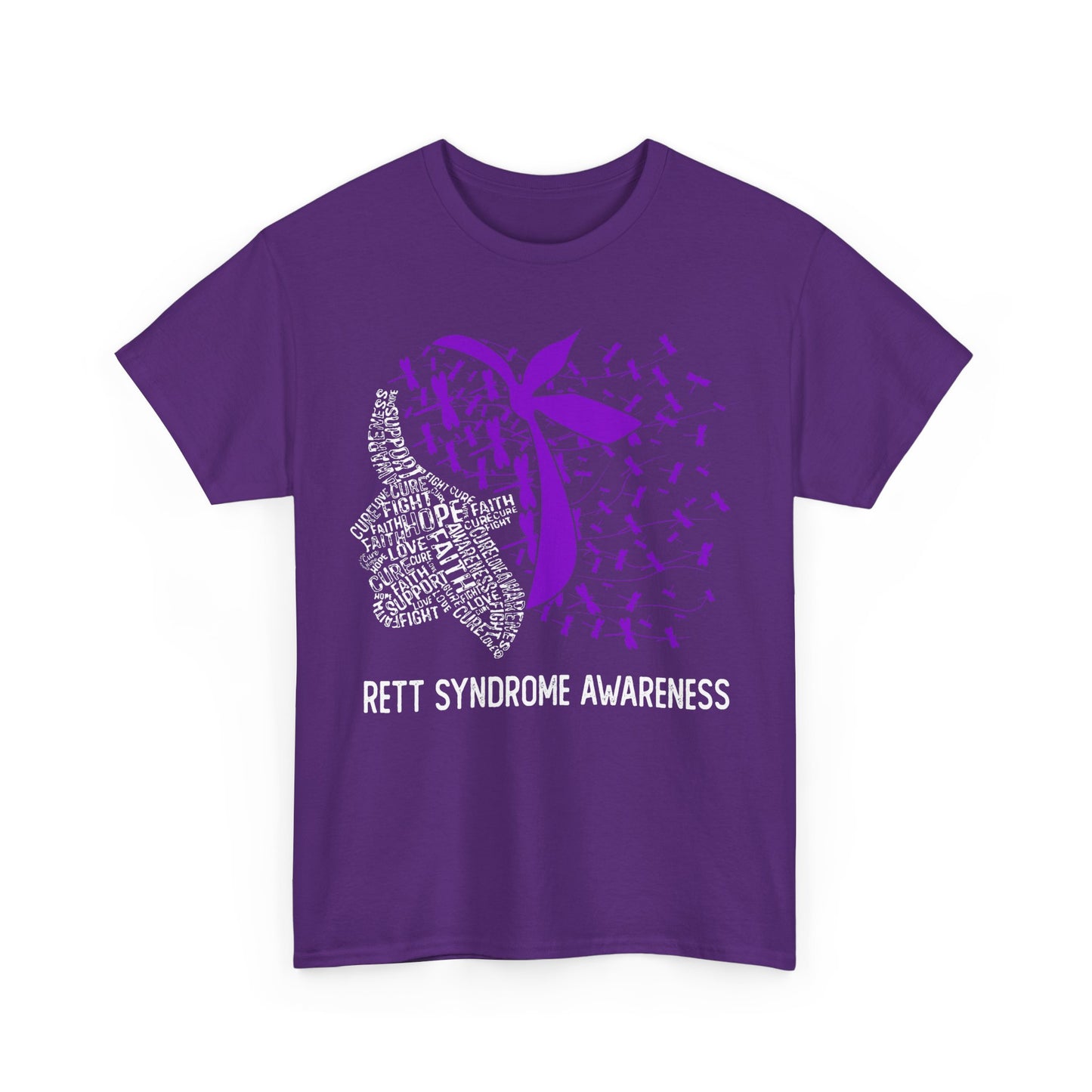 Faith Hope Love Tee Support Rett Syndrome Awareness T-Shirt