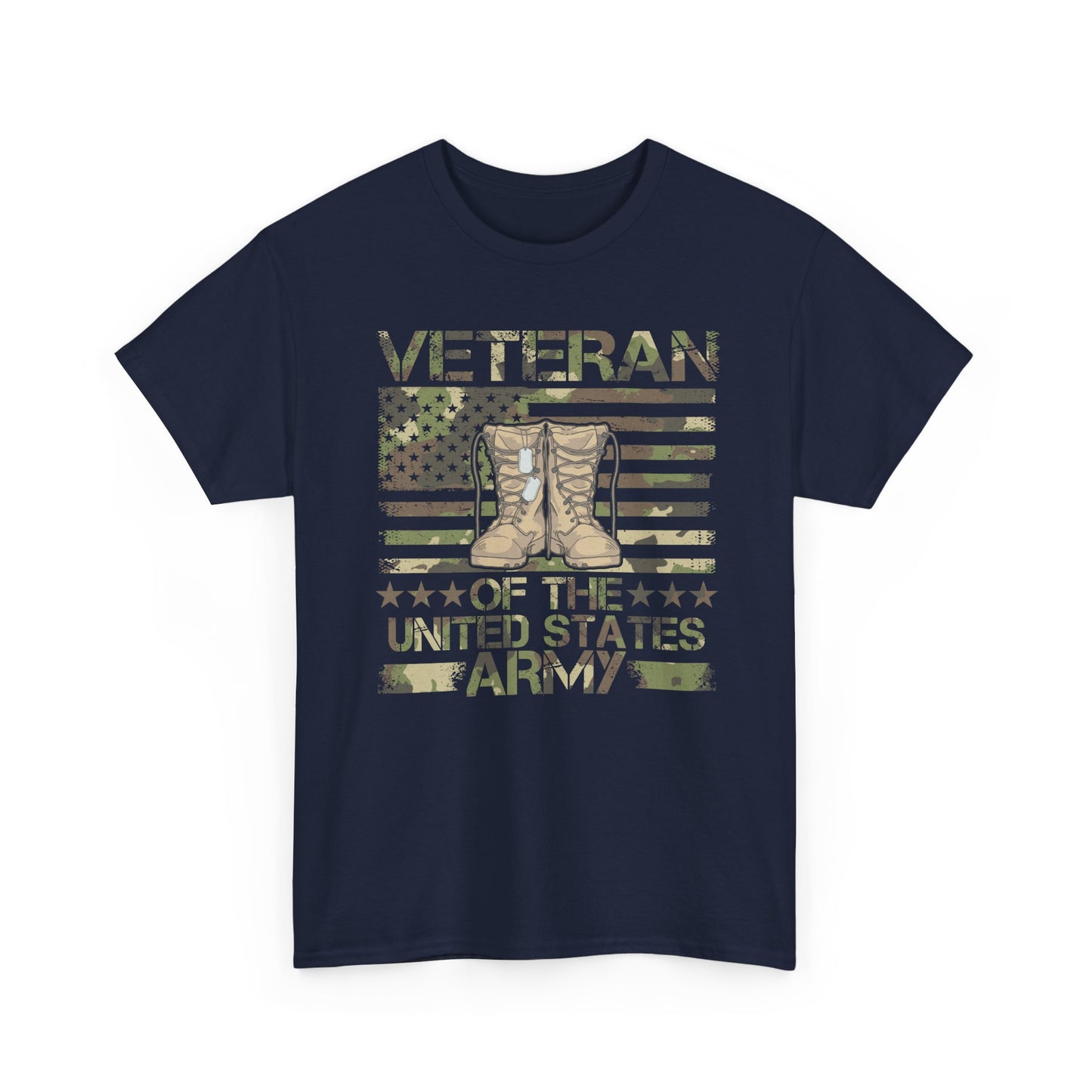 Veterans Day Shirt, Veteran Camo American Flag, Veteran Dad Men T-Shirt