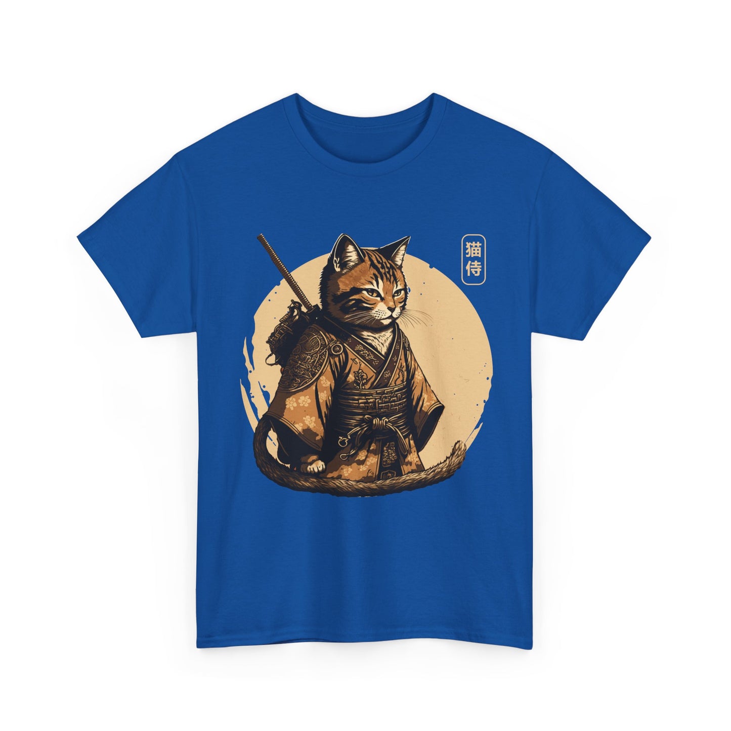 Ninja Cat Shirt, Japanese Samurai Cat, Japanese Culture Lovers Gifts Women Men T-Shirt