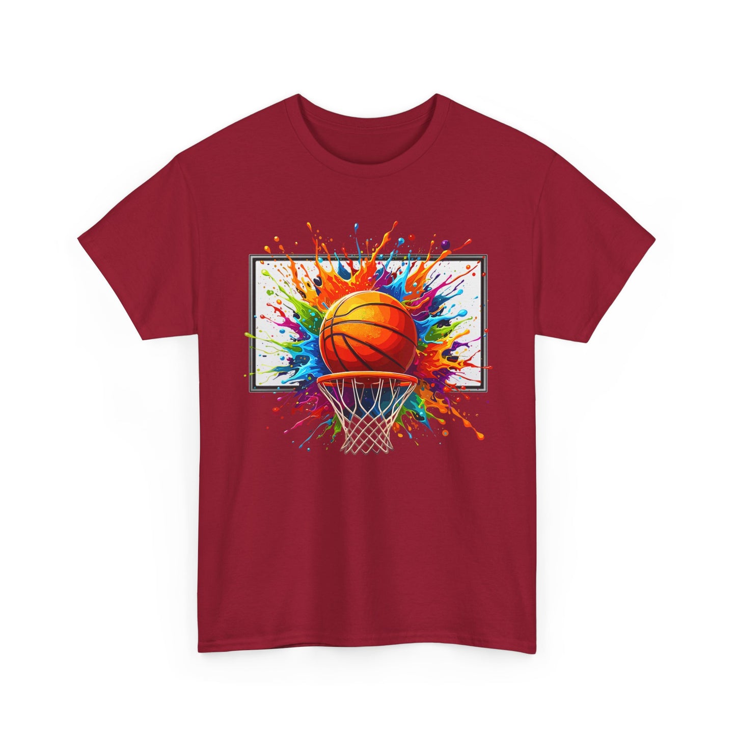 Basketball T-Shirt, Basketball Player, Basketball Sports Lovers, Basketball Colorful Shirt