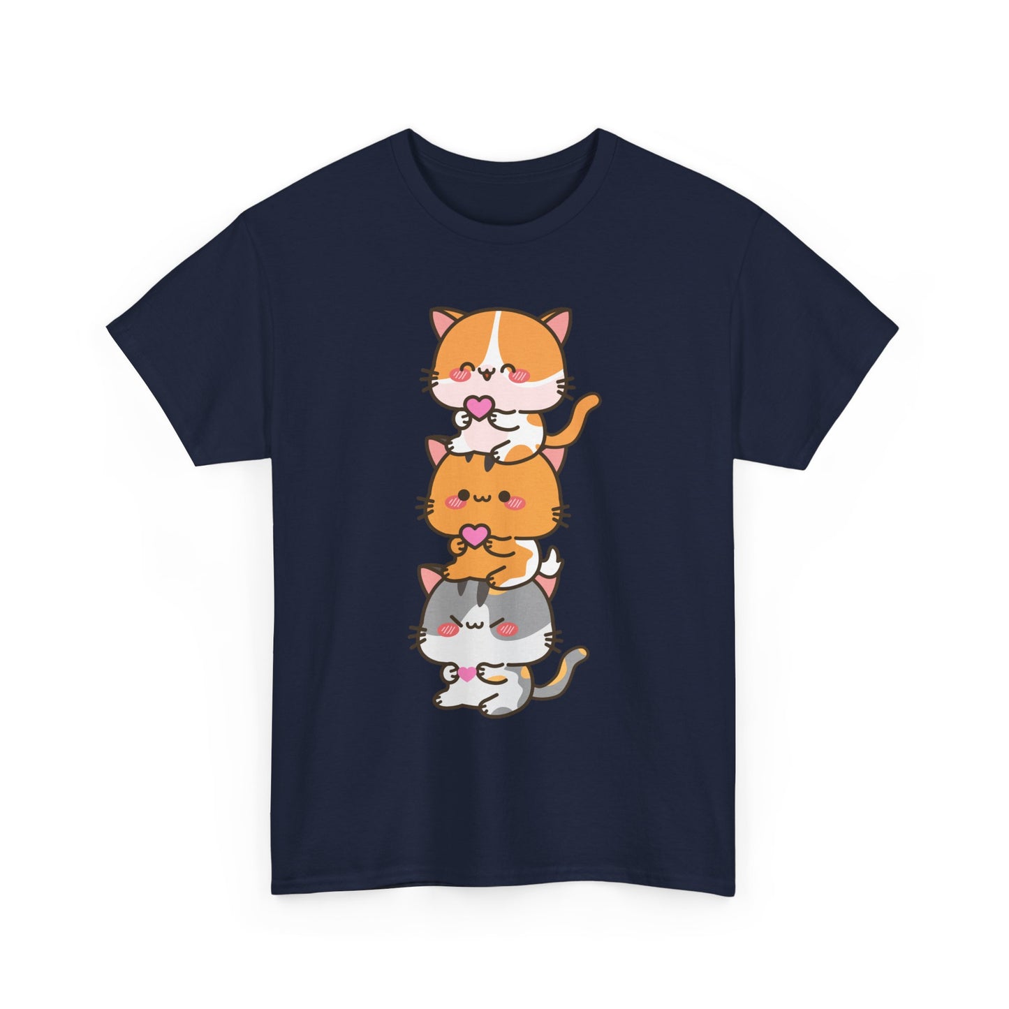 Kawaii Cat Shirt, Kitty Lovers Gift, Kitten Anime Cats Lovers Funny T-Shirt