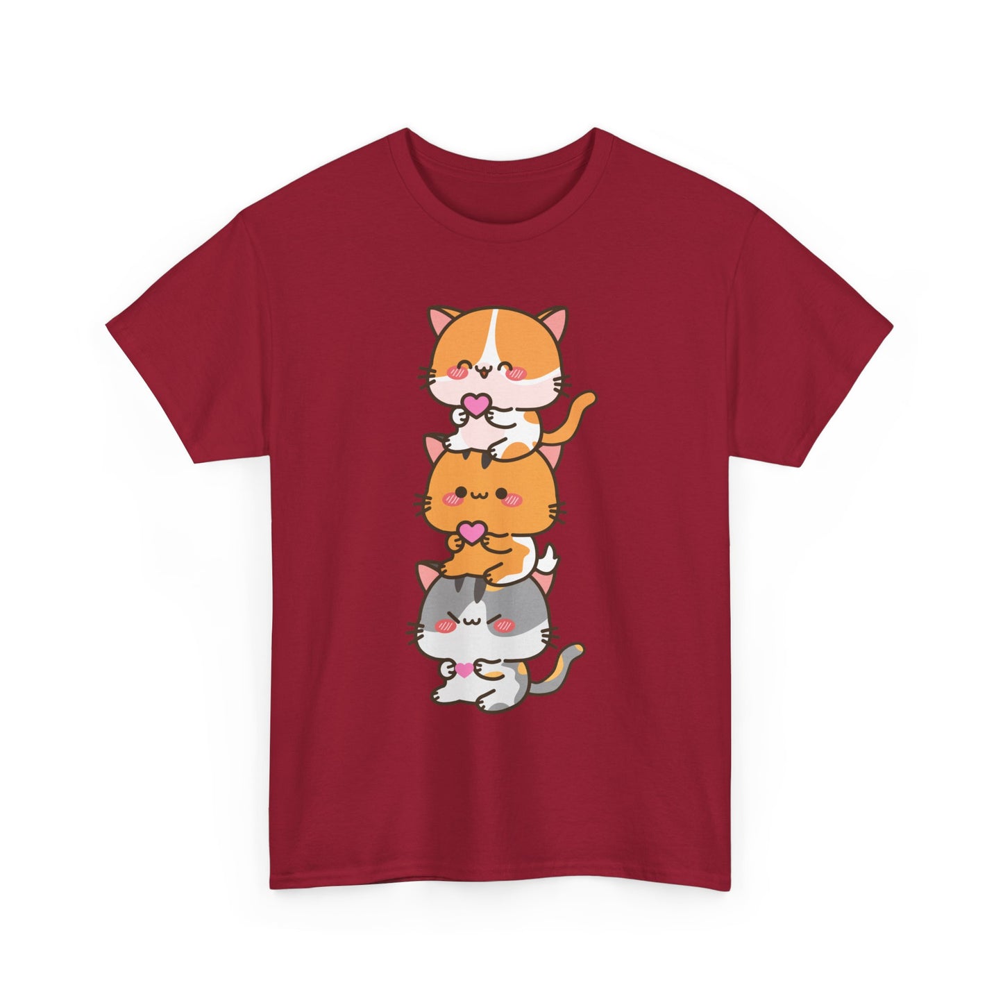 Kawaii Cat Shirt, Kitty Lovers Gift, Kitten Anime Cats Lovers Funny T-Shirt