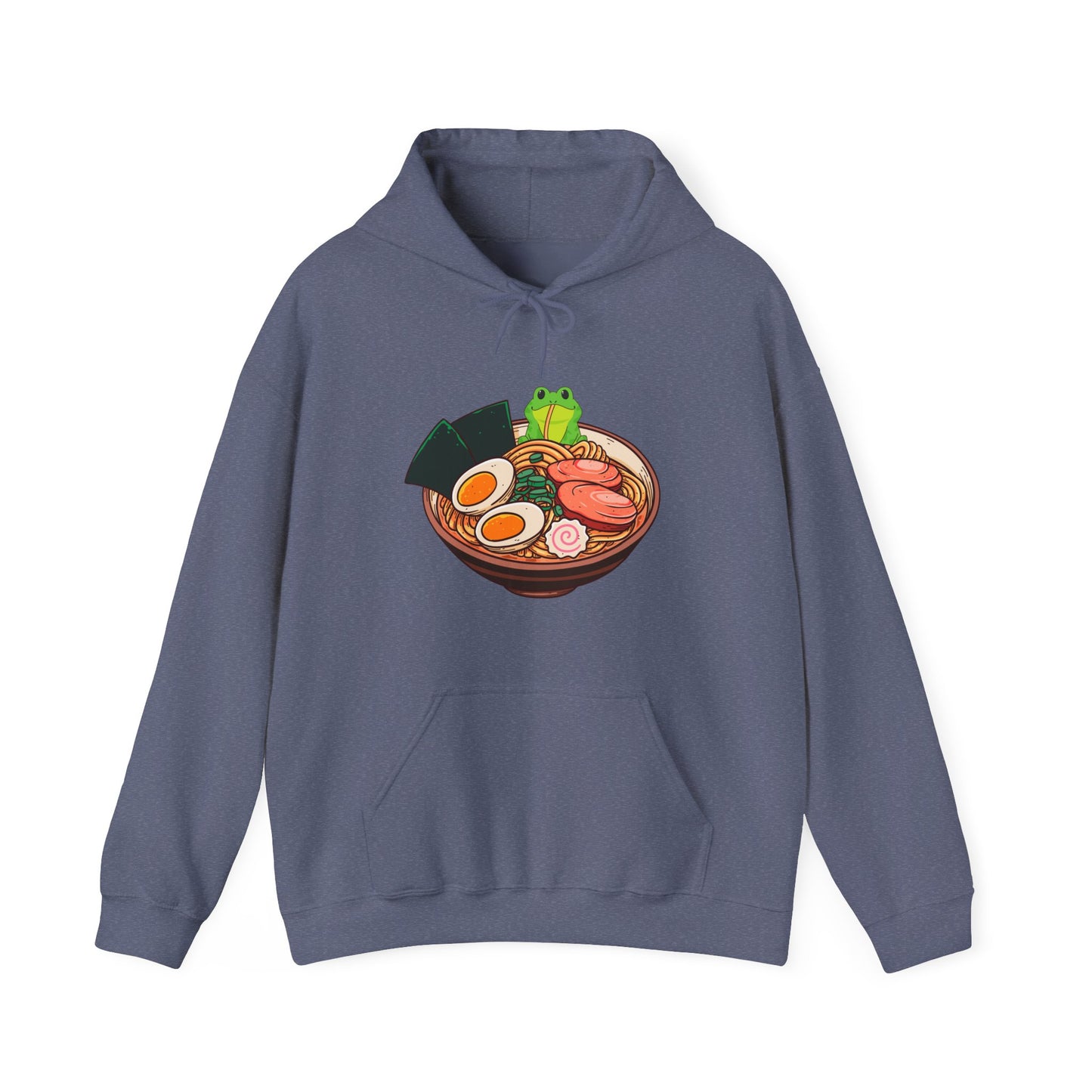 Kawaii Frog Shirt, Kawaii Frog Eating Ramen, Japanese Food Lovers Women Men T-Shirt