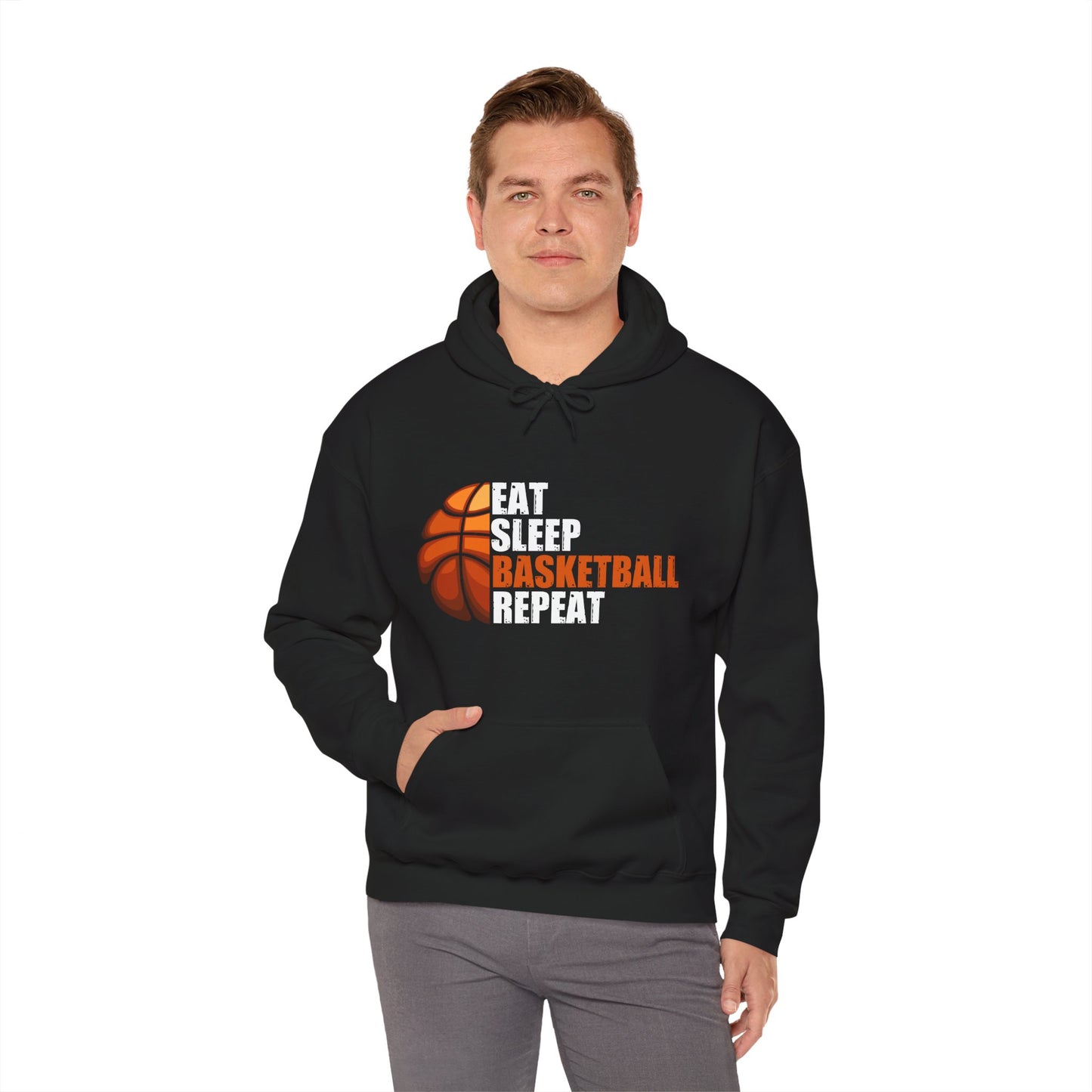 Basketball Hoodie, Eat Sleep Basketball Repeat, Basketball Player Women Men Hoodie