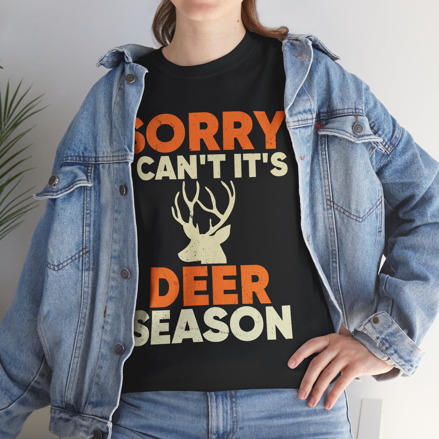 Deer Hunting T-Shirt, Sorry I Can't It's Deer Season, Deer Hunting Lovers Hunting Season T-Shirt