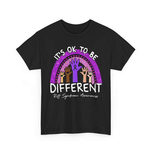 It's Ok To Be Different Rett Syndrome Awareness T-Shirt