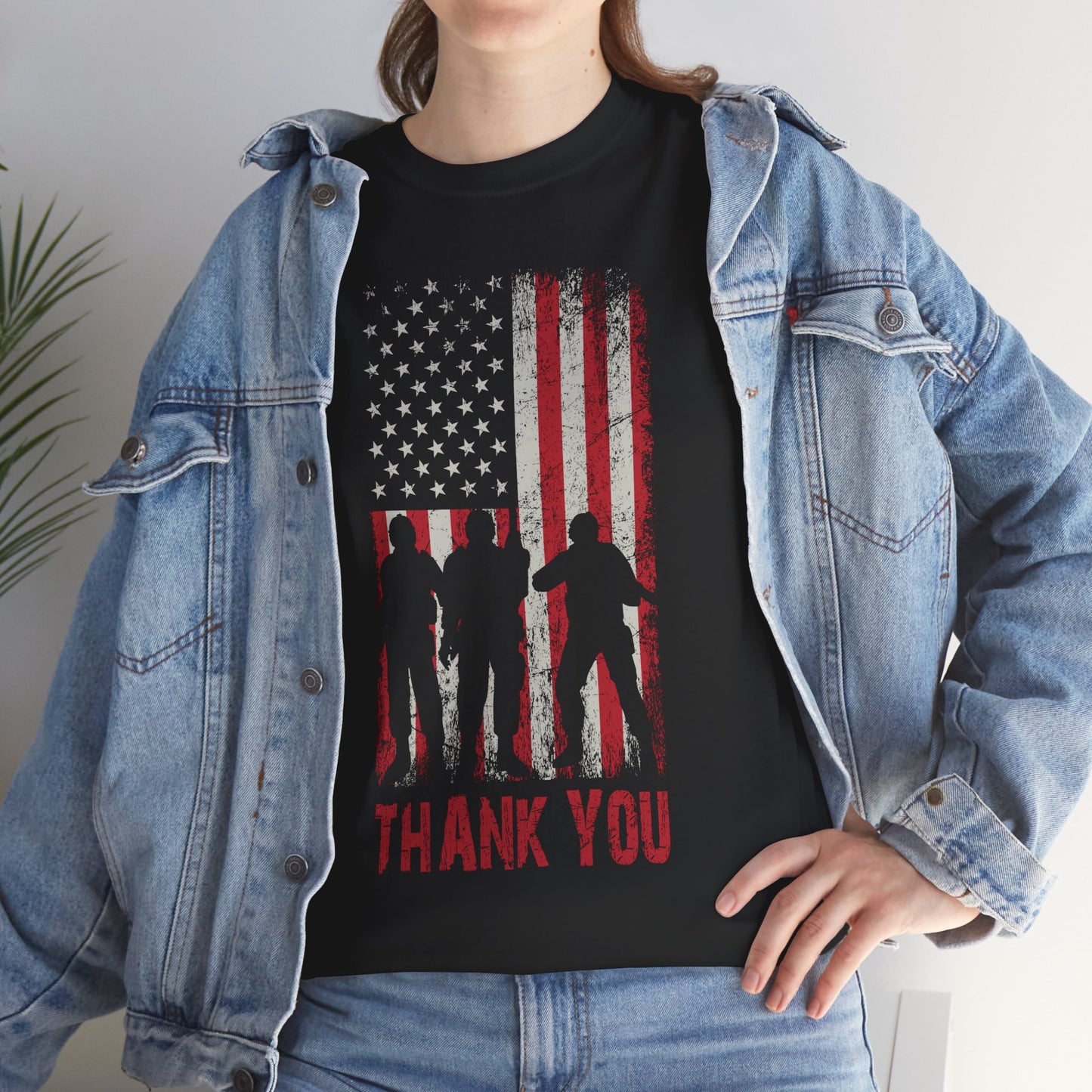 Veteran Shirt, Thank You, Veterans American Flag Patriotic T-Shirt