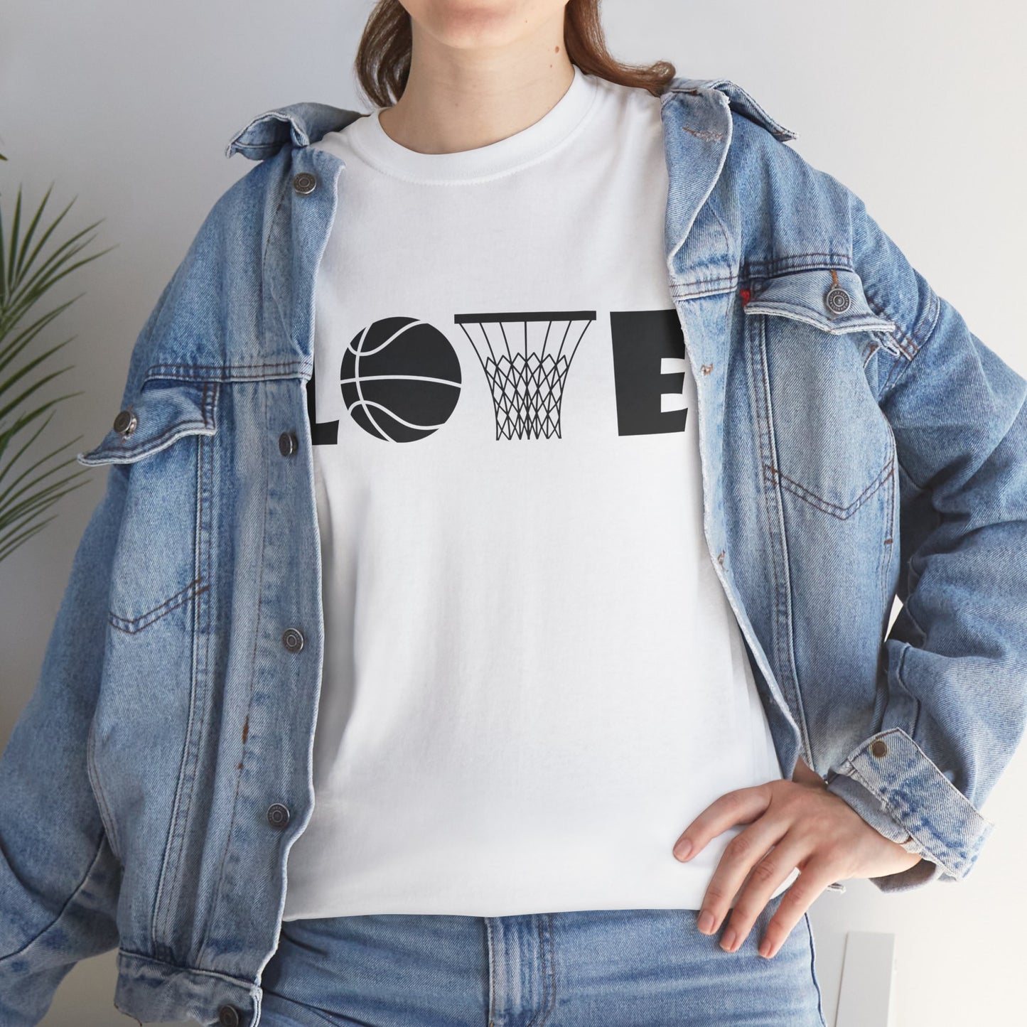 Love Basketball Shirt, Basketball Lovers Sport Fans, Basketball Player Women Men T-Shirt
