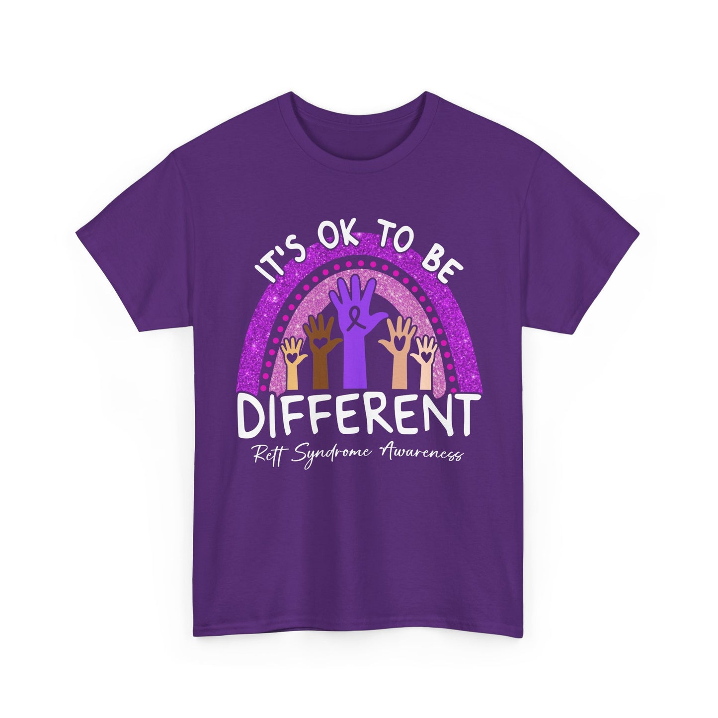 It's Ok To Be Different Rett Syndrome Awareness T-Shirt