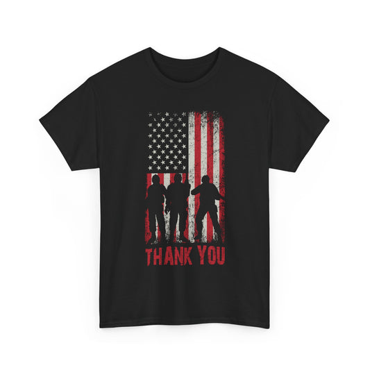 Veteran Shirt, Thank You, Veterans American Flag Patriotic T-Shirt