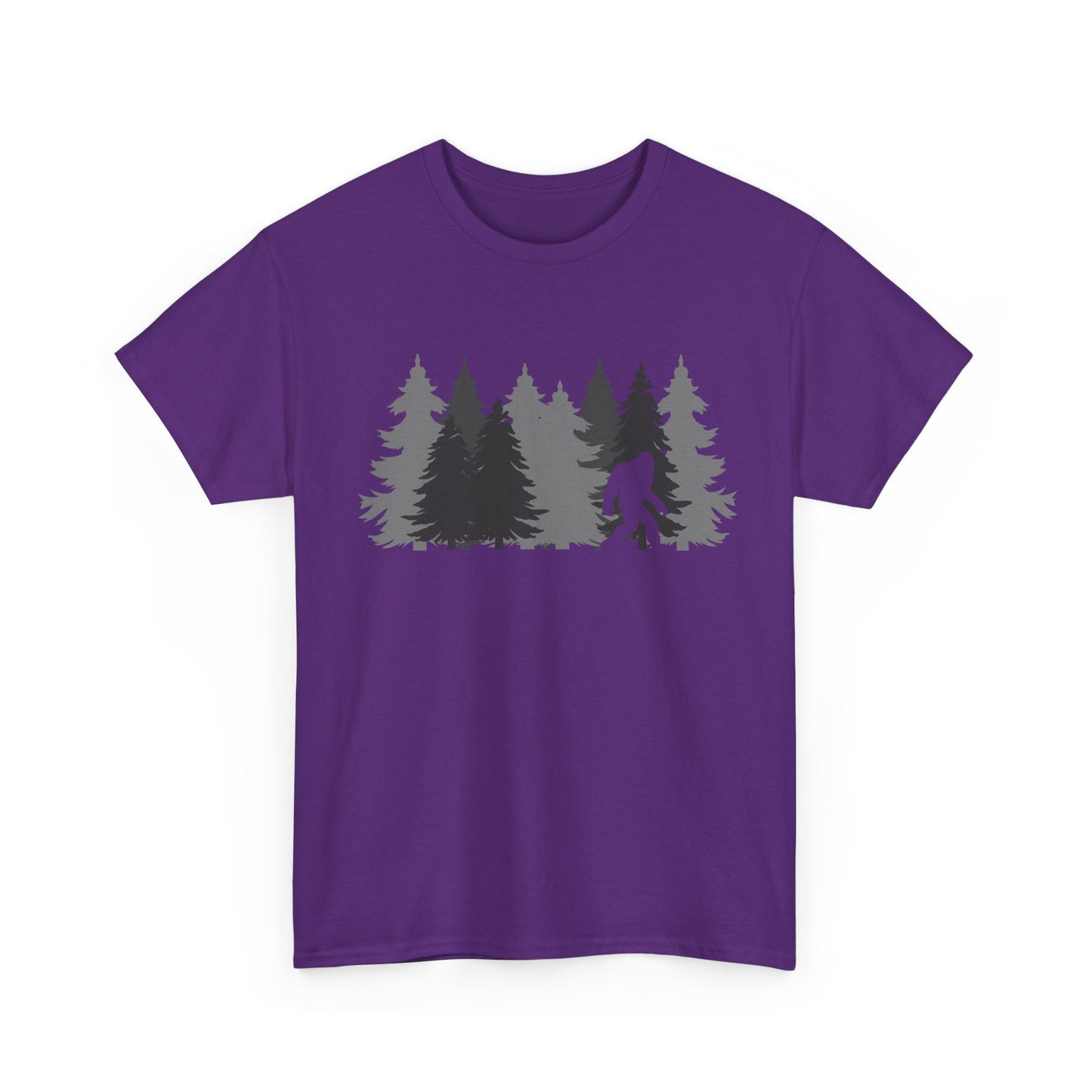 Bigfoot Shirt, Sasquatch Lovers, Bigfoot Pine Trees Women Men Gifts Shirt
