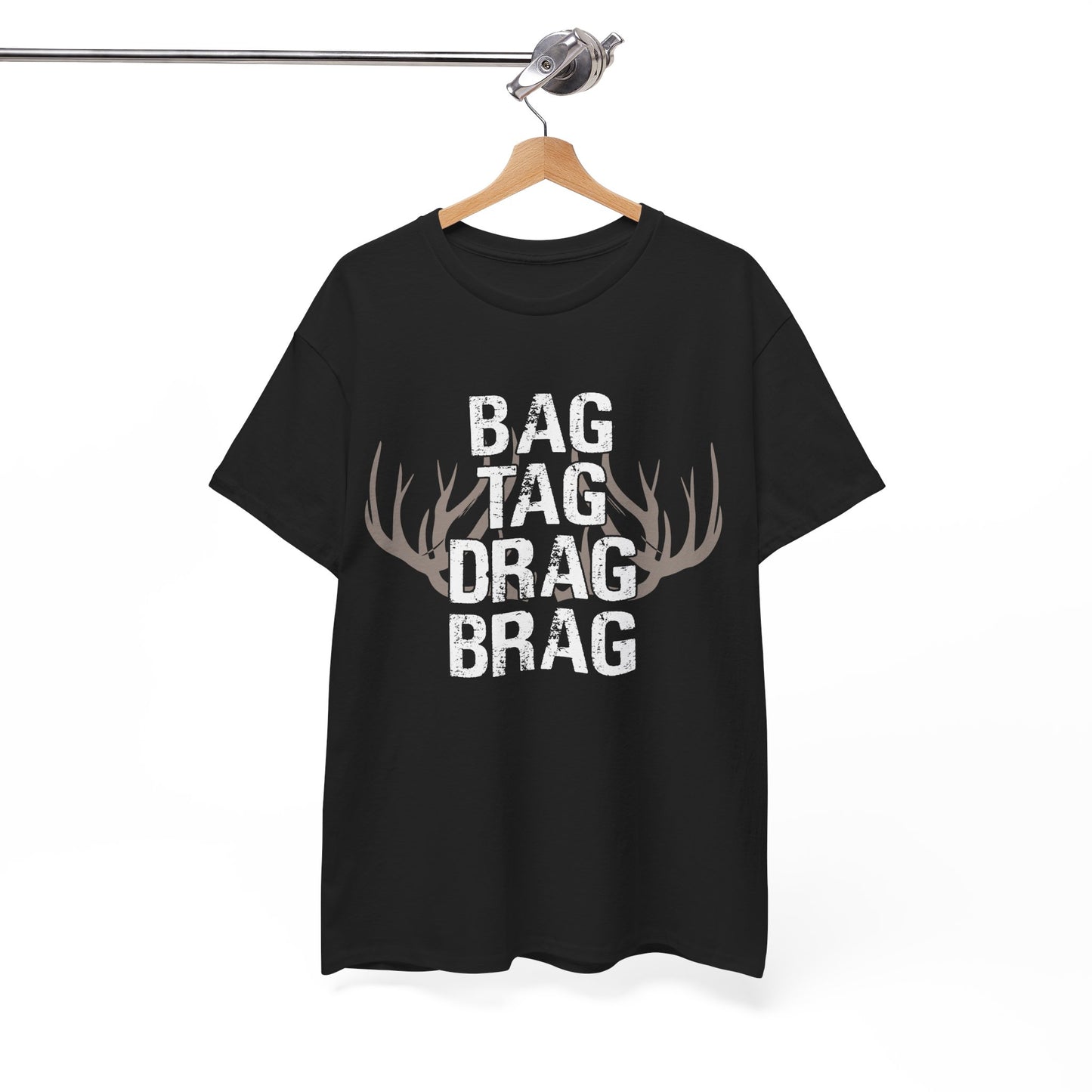 Deer Hunting Shirt, Hunter Deer Hunting Lovers, Bag Tag Drag Deer Hunting Women Men T-Shirt
