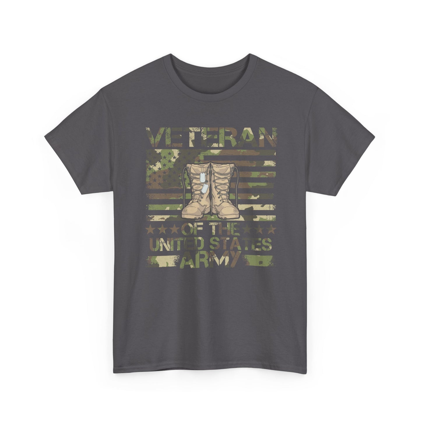 Veterans Day Shirt, Veteran Camo American Flag, Veteran Dad Men T-Shirt