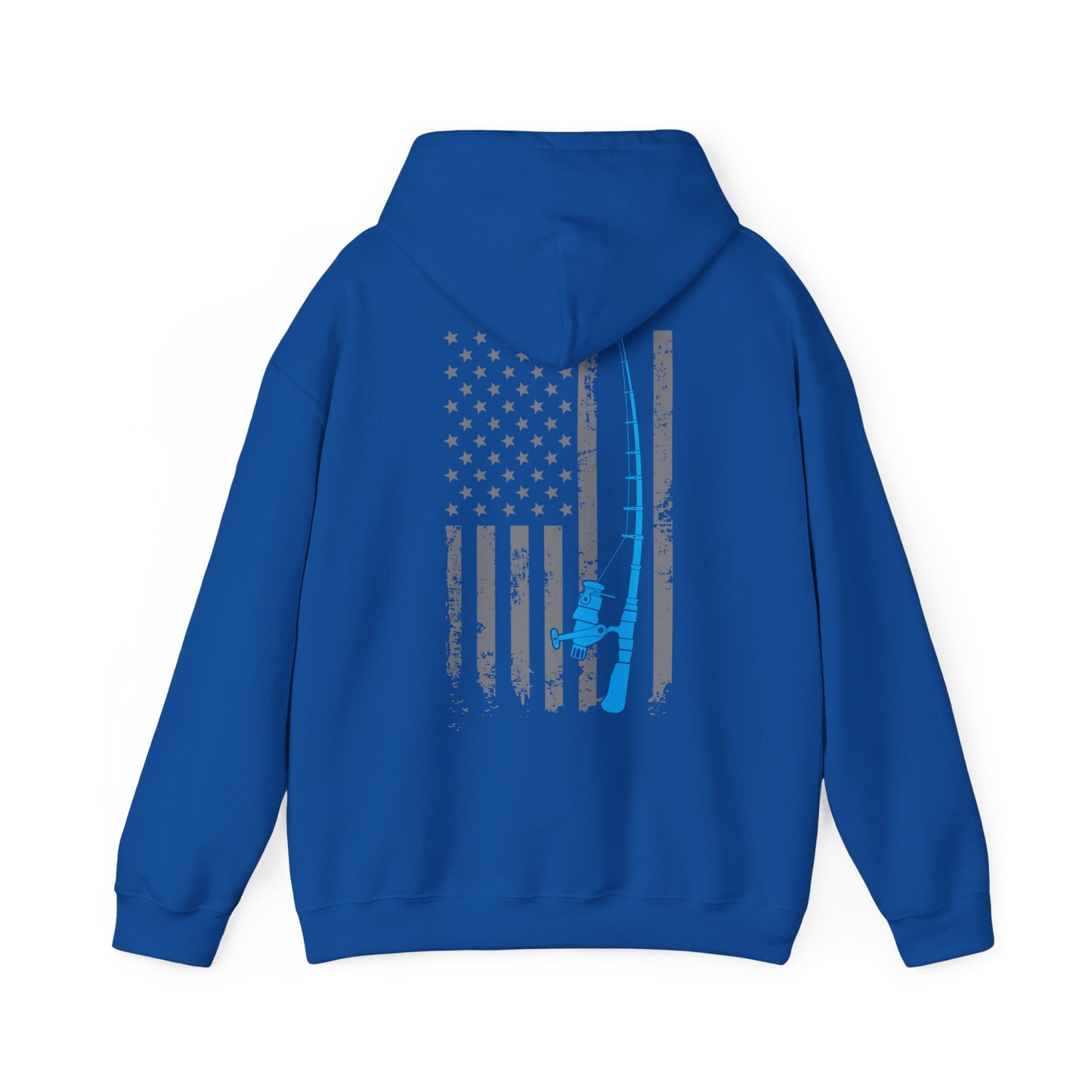 American Flag Fishing Hoodie, Fishing Rod, Fisherman Fishing Season Lovers Hoodie