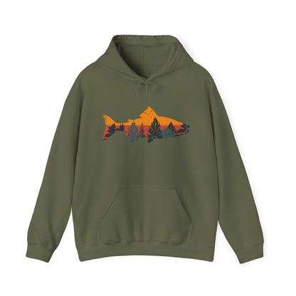 Fishing Hoodie, Fisherman Fishing Season Lovers Gifts, Nature Outdoor Fish Hoodie