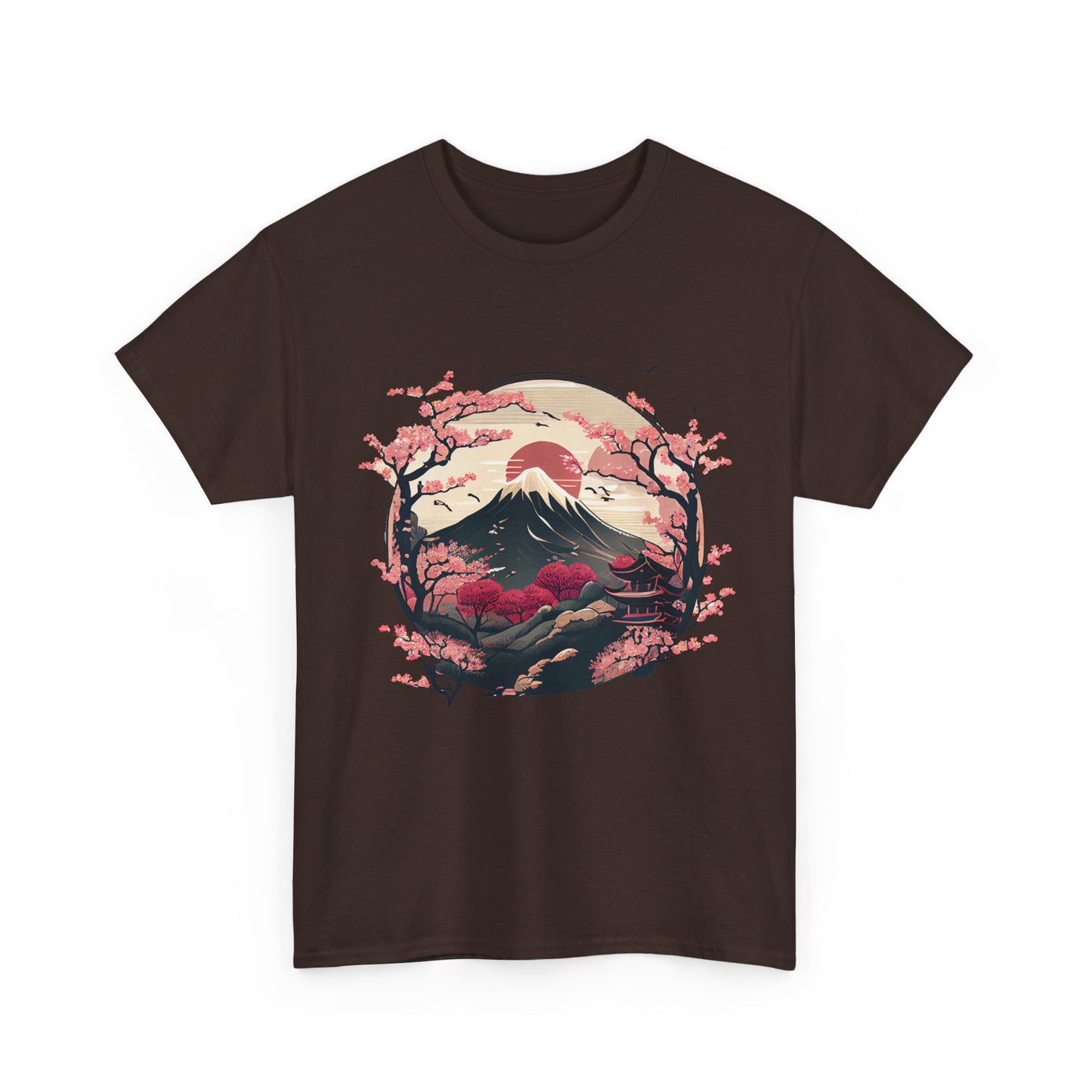 Japanese Art Shirt, Cherry Blossoms, Japanese Culture Lovers Women Men T-Shirt
