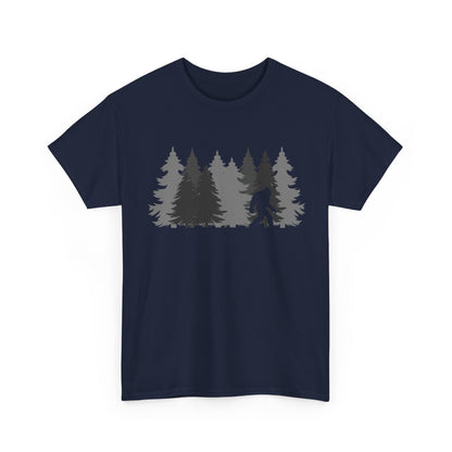 Bigfoot Shirt, Sasquatch Lovers, Bigfoot Pine Trees Women Men Gifts Shirt