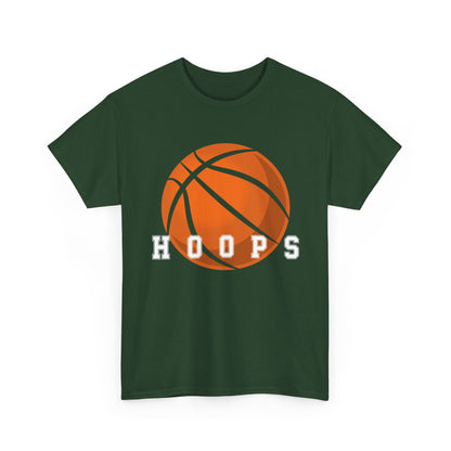 Hoops Basketball T-Shirt, Sports Lovers Basketball Fans, Basketball Player T-Shirt