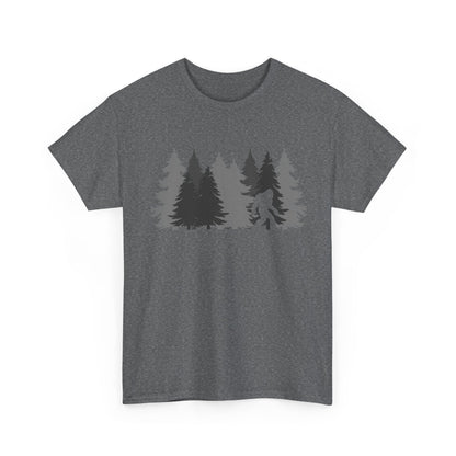 Bigfoot Shirt, Sasquatch Lovers, Bigfoot Pine Trees Women Men Gifts Shirt