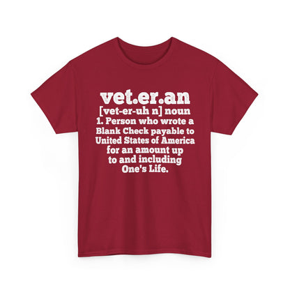 Veteran Definition Shirt, Veteran Dad Grandpa, Veterans Day Patriotic Shirt