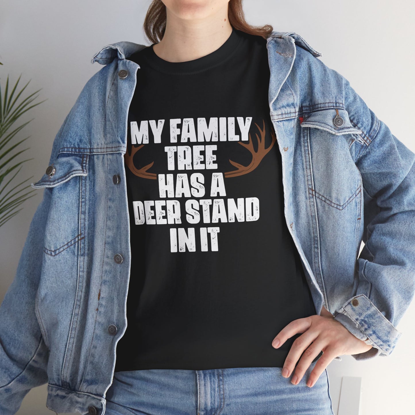 Deer Hunting Shirt, My Family Tree Has A Deer Stand In It Hunting Season Lovers Hunters Funny T-Shirt