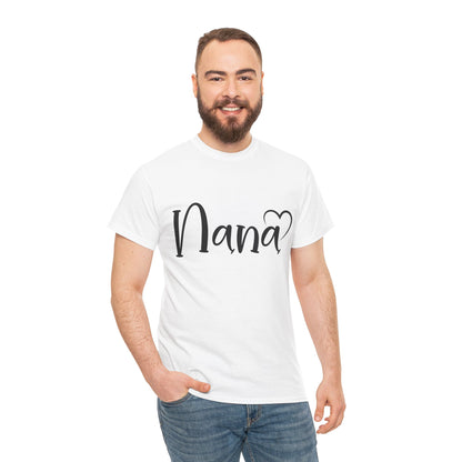 Nana Shirt, Grandmother Heart, Granny Mother's Day Women Gifts Shirt