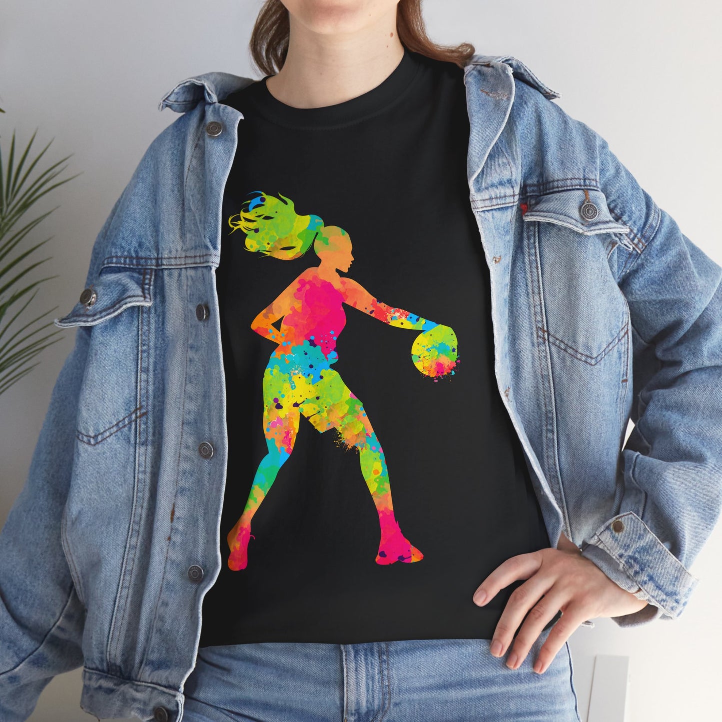 Basketball Girl Shirt, Basketball Sport Lovers, Basketball Player Women Girls T-Shirt