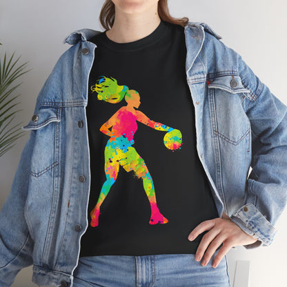 Basketball Girl Shirt, Basketball Sport Lovers, Basketball Player Women Girls T-Shirt