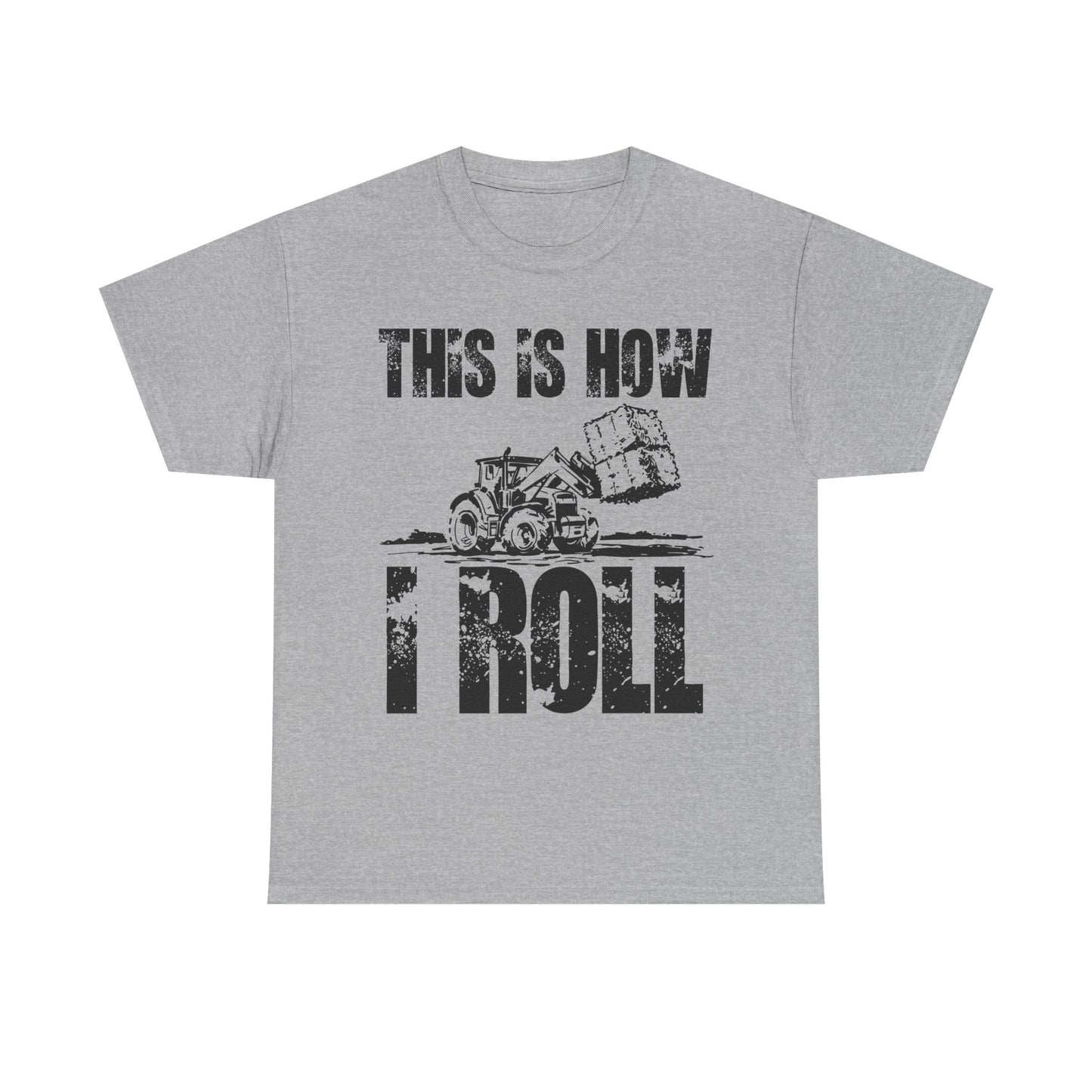 Farmer T-Shirt, This Is How I Roll, Tractor Driver Gifts, Farmer Farming Lovers T-Shirt