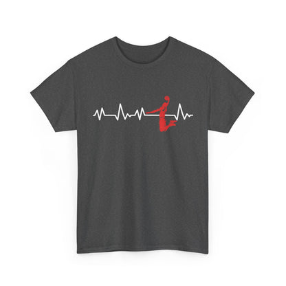 Basketball Heartbeat Shirt, Sports Basketball Lovers, Basketball Players Gifts T-Shirt