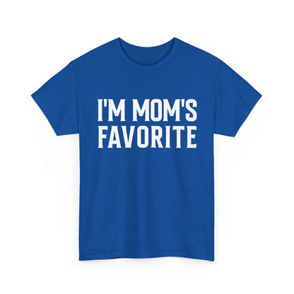 Mom T-Shirt, I'm Mom's Favorite, Funny Kid Saying Birthday Kids T-Shirt