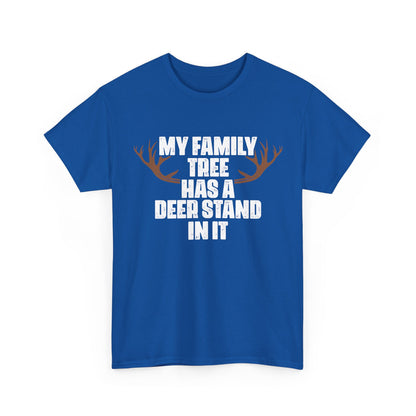 Deer Hunting Shirt, My Family Tree Has A Deer Stand In It Hunting Season Lovers Hunters Funny T-Shirt