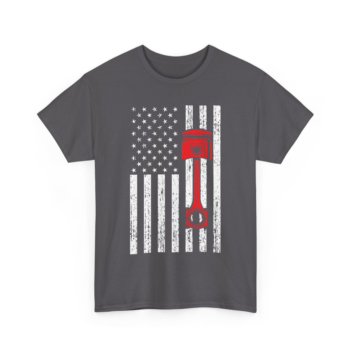 Car Shirt, American Flag Car, Cars Lovers Racing Racer Men Dad Shirt