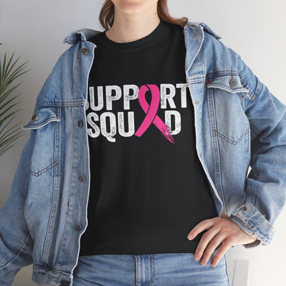 Breast Cancer Awareness T-Shirt, Support Squad, Breast Cancer Pink Ribbon Shirt