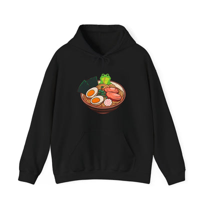 Kawaii Frog Shirt, Kawaii Frog Eating Ramen, Japanese Food Lovers Women Men T-Shirt