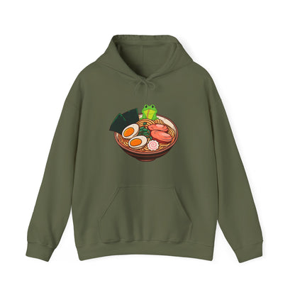 Kawaii Frog Shirt, Kawaii Frog Eating Ramen, Japanese Food Lovers Women Men T-Shirt