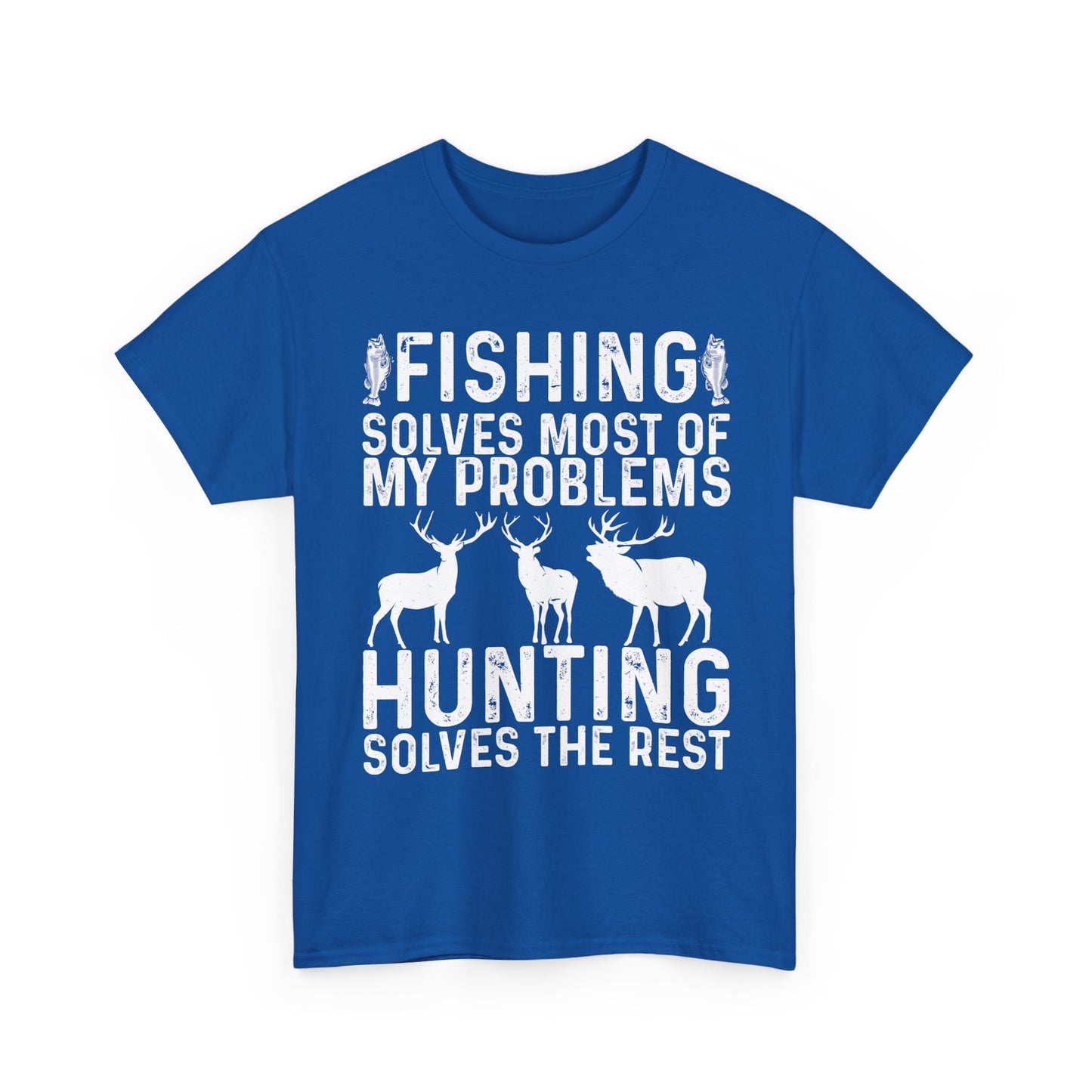 Fishing & Hunting T-Shirt, Fishing Hunting Lovers Gifts, Fisherman Hunter T-Shirt
