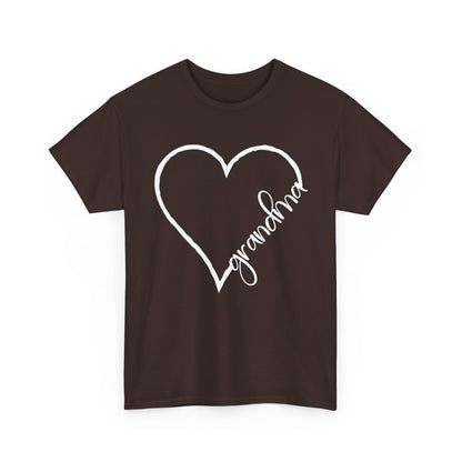 Grandma Shirt, Heart Grandmother, Gigi Mother's Day Granny Gifts T-Shirt