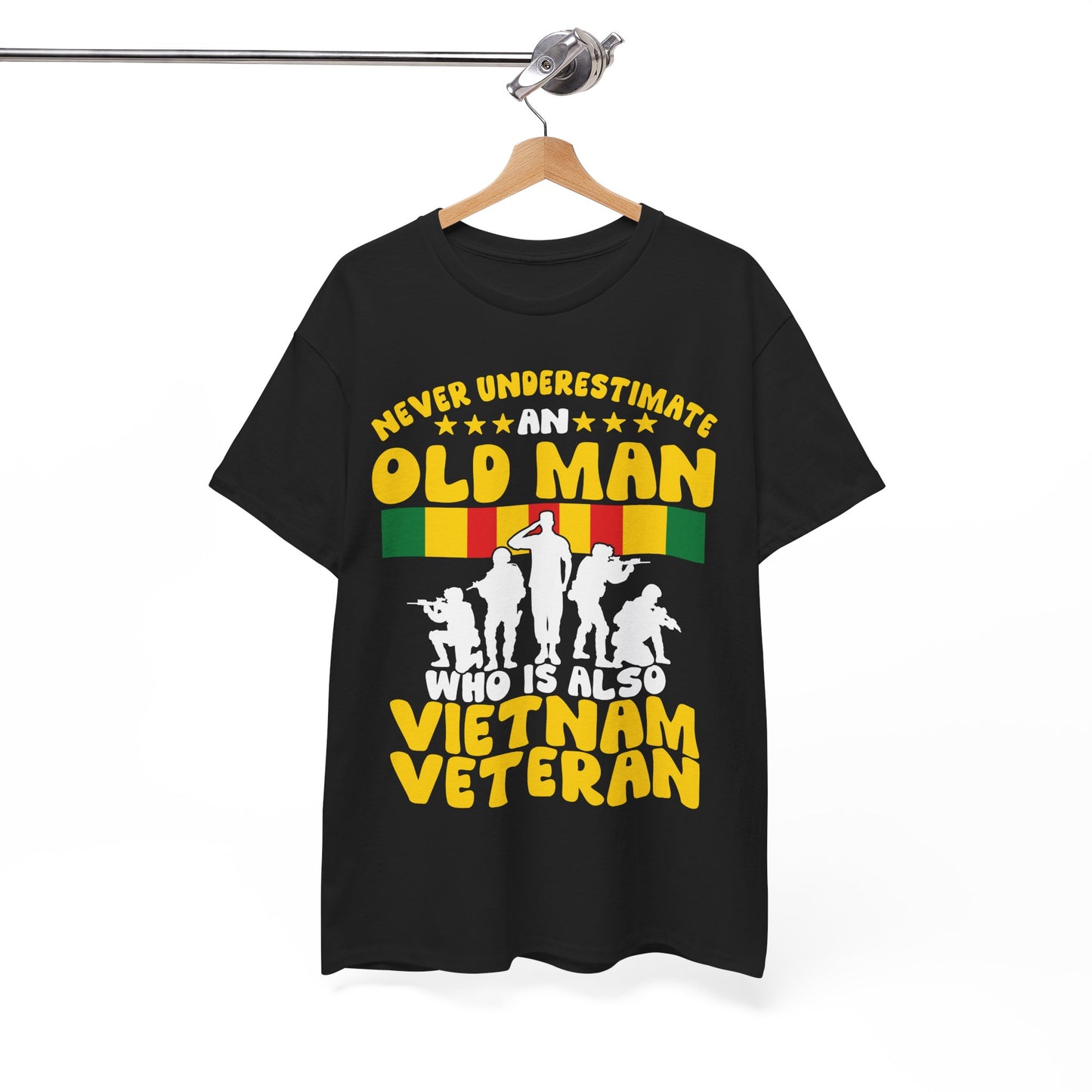 Veterans Day Shirt, Never Underestimate an Old Man Who Is Also Vietnam Veteran Shirt