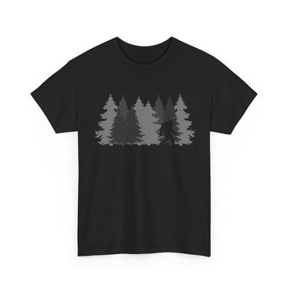 Bigfoot Shirt, Sasquatch Lovers, Bigfoot Pine Trees Women Men Gifts Shirt