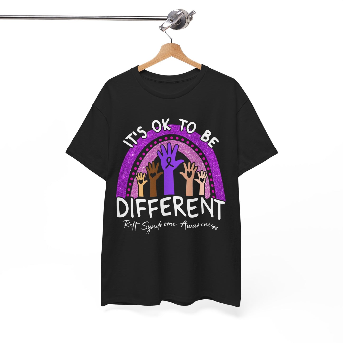 It's Ok To Be Different Rett Syndrome Awareness T-Shirt