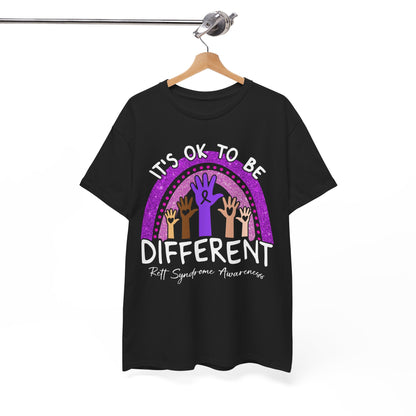 It's Ok To Be Different Rett Syndrome Awareness T-Shirt