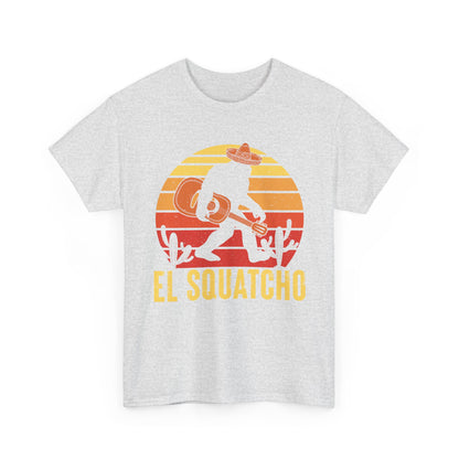 Bigfoot Shirt, El Squatcho, Sasquatch Lovers Gifts, Bigfoot Guitar Funny T-Shirt