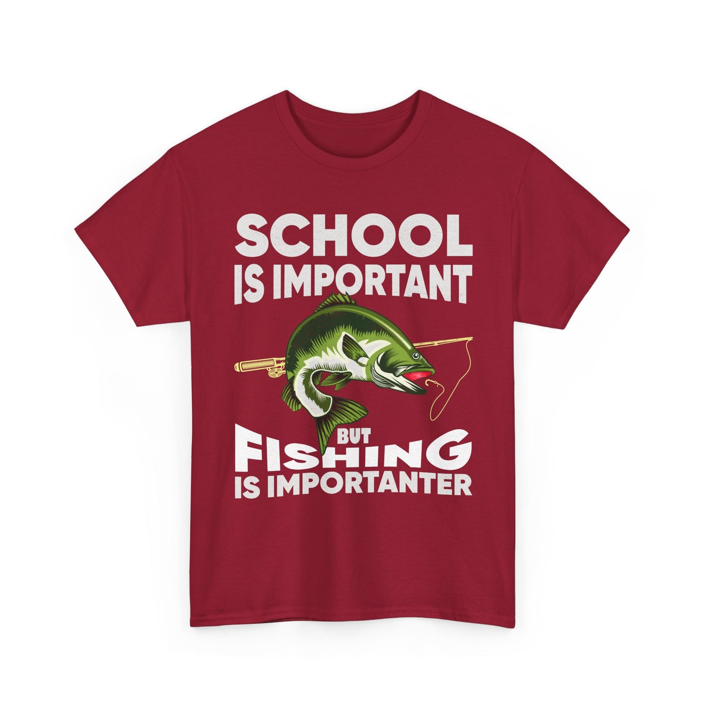 Fishing Shirt, Fishing Lover Gift Shirt, School Is Important But Fishing Is Importanter T-Shirt