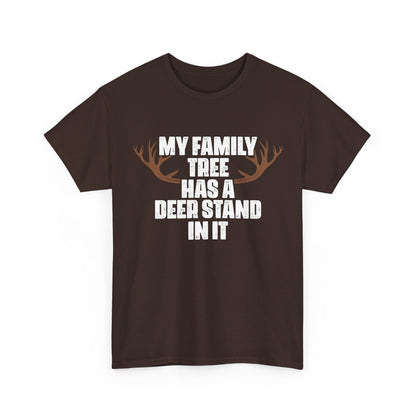 Deer Hunting Shirt, My Family Tree Has A Deer Stand In It Hunting Season Lovers Hunters Funny T-Shirt