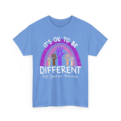 It's Ok To Be Different Rett Syndrome Awareness T-Shirt
