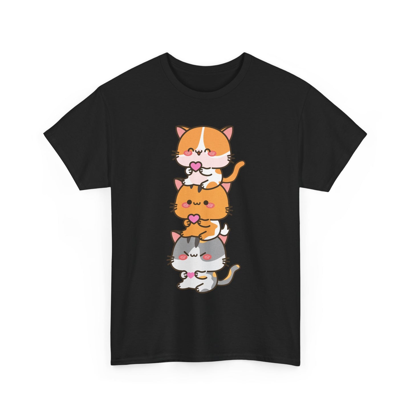 Kawaii Cat Shirt, Kitty Lovers Gift, Kitten Anime Cats Lovers Funny T-Shirt