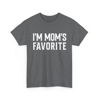 Mom T-Shirt, I'm Mom's Favorite, Funny Kid Saying Birthday Kids T-Shirt