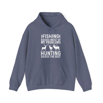 Fishing & Hunting Hoodie, Fishing Hunting Lovers Gifts, Fisherman Hunter Hoodie